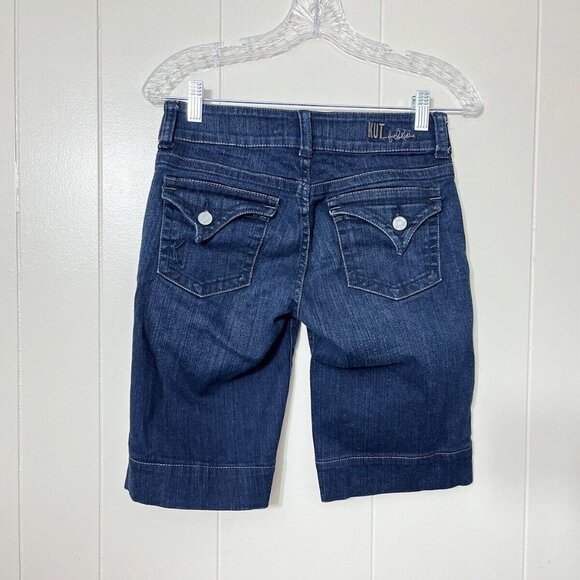 Kut From the Kloth Bermuda Jeans Shorts Size 2 - Picture 3 of 6